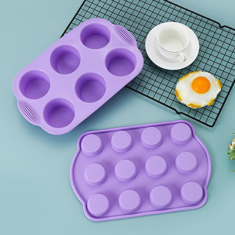 Pink Silicone Bakeware – Cake, Muffin & Loaf Molds