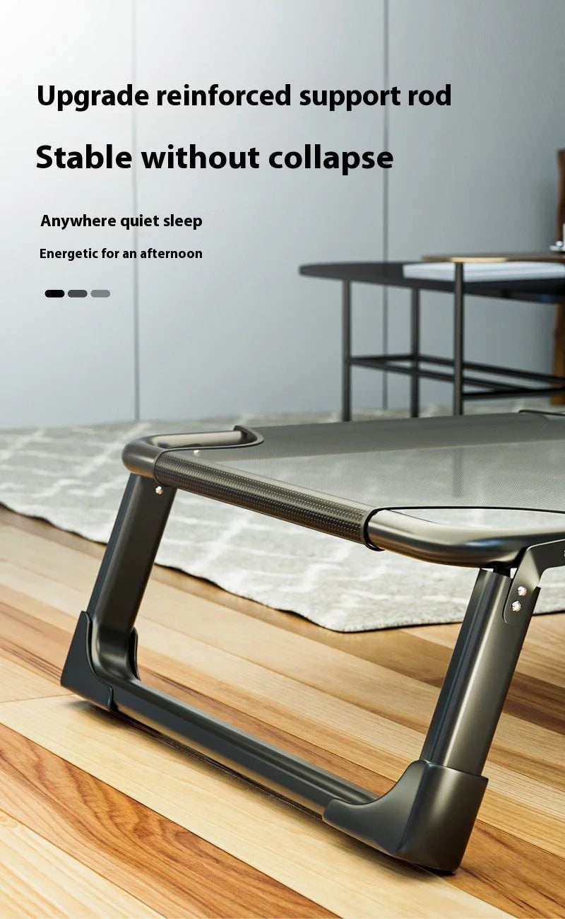 GIANXI Summer Camp Bed Folding Chair Office Nap Bed Recliner Napping Appliance Accompanying Bed Folding Bed With Cushion