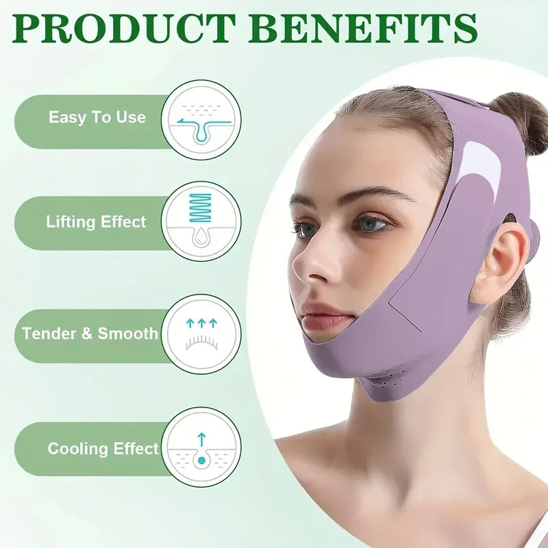 Overnight Face Lift Band — Jawline Definer & Double Chin Reducer