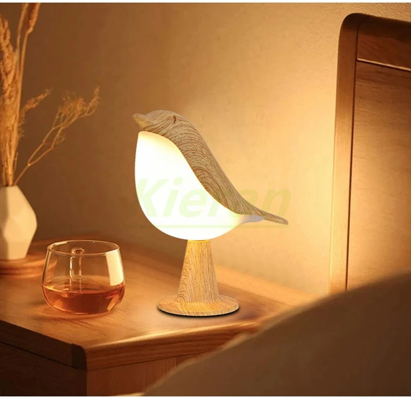 Bird Touch Lamp – Dimmable Tricolor Lighting