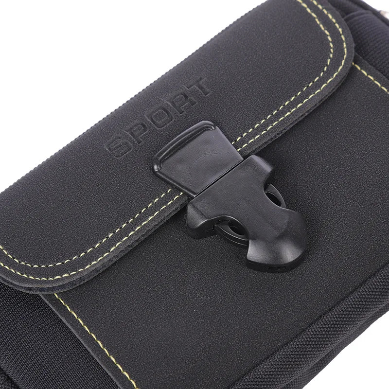 Men's Tactical MOLLE Belt Phone Holster – Waist Bag, Card Holder & Duty Belt Pack