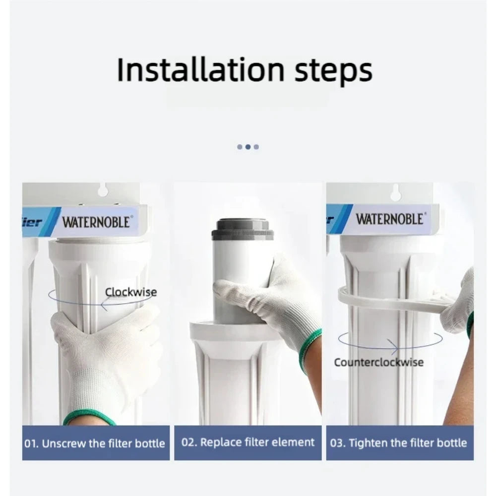 10-Inch RO Water Filter Replacement Cartridge Set