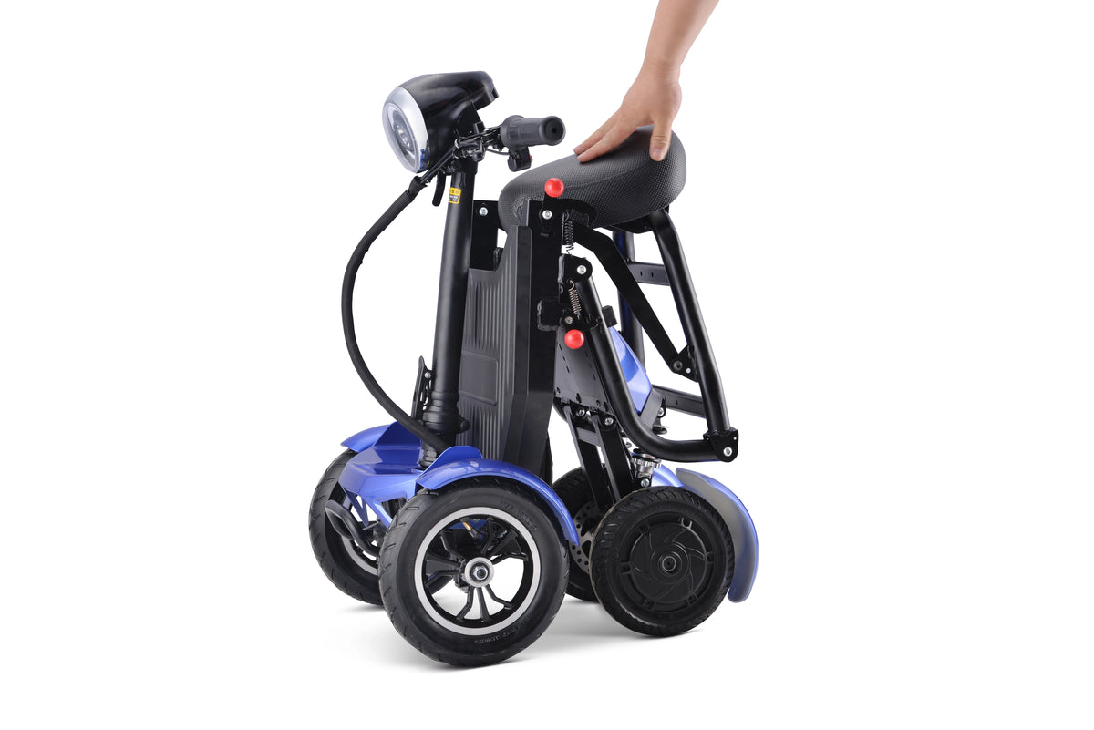 Heavy-Duty 4-Wheel Mobility Scooter, Foldable