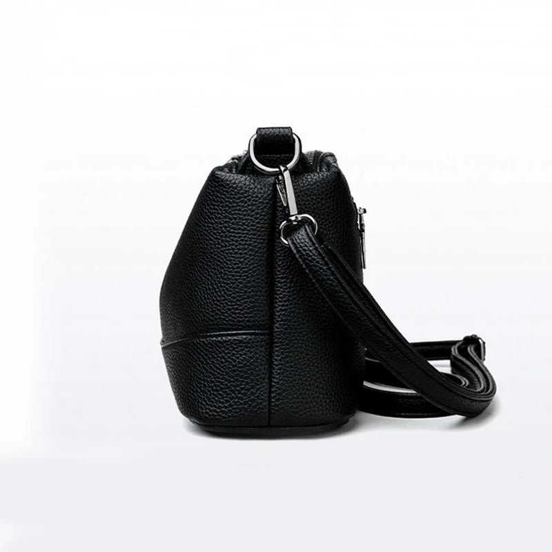 Soft PU Leather Shell Shoulder Bag – Fashion Luxury Crossbody Tote for Women