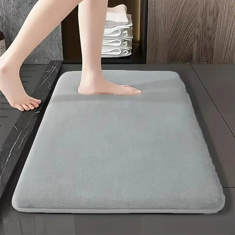 Soft. Absorbent. Non-Slip. — Coral Velvet Bathroom Mat & Door Mat | Non-Slip, Quick Dry, 10 Colors, 3 Sizes (40x60 to 60x90cm)