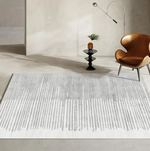 Modern Nordic Soft Lounge Rug – Washable Anti-Slip Large Area Carpet for Living Room & Bedroom, 24 Colors & 10 Sizes
