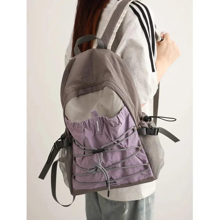 Women's Nylon Outdoor Backpack – Lightweight Hiking & Travel Bag