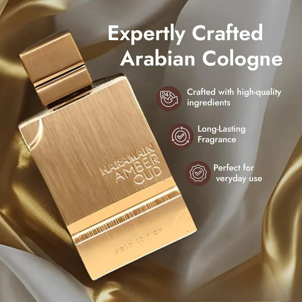 Dubai Gold Arabic Luxury Perfume 60ml – Unisex Woody Pheromone