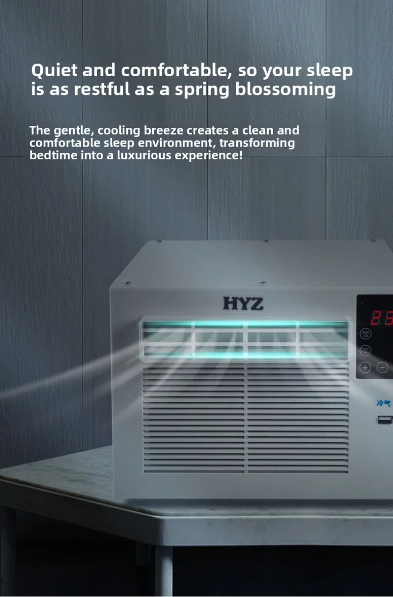Portable Air Conditioner with R290 Refrigerant — Real Compressor Mini Window AC with Fast Cooling & Remote Control
