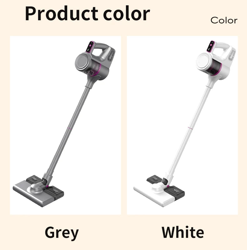 Cordless Vacuum Cleaner 15000Pa — 2-in-1 Stick & Handheld, Lightweight for Carpet, Hardwood Floor, Pet Hair & Car