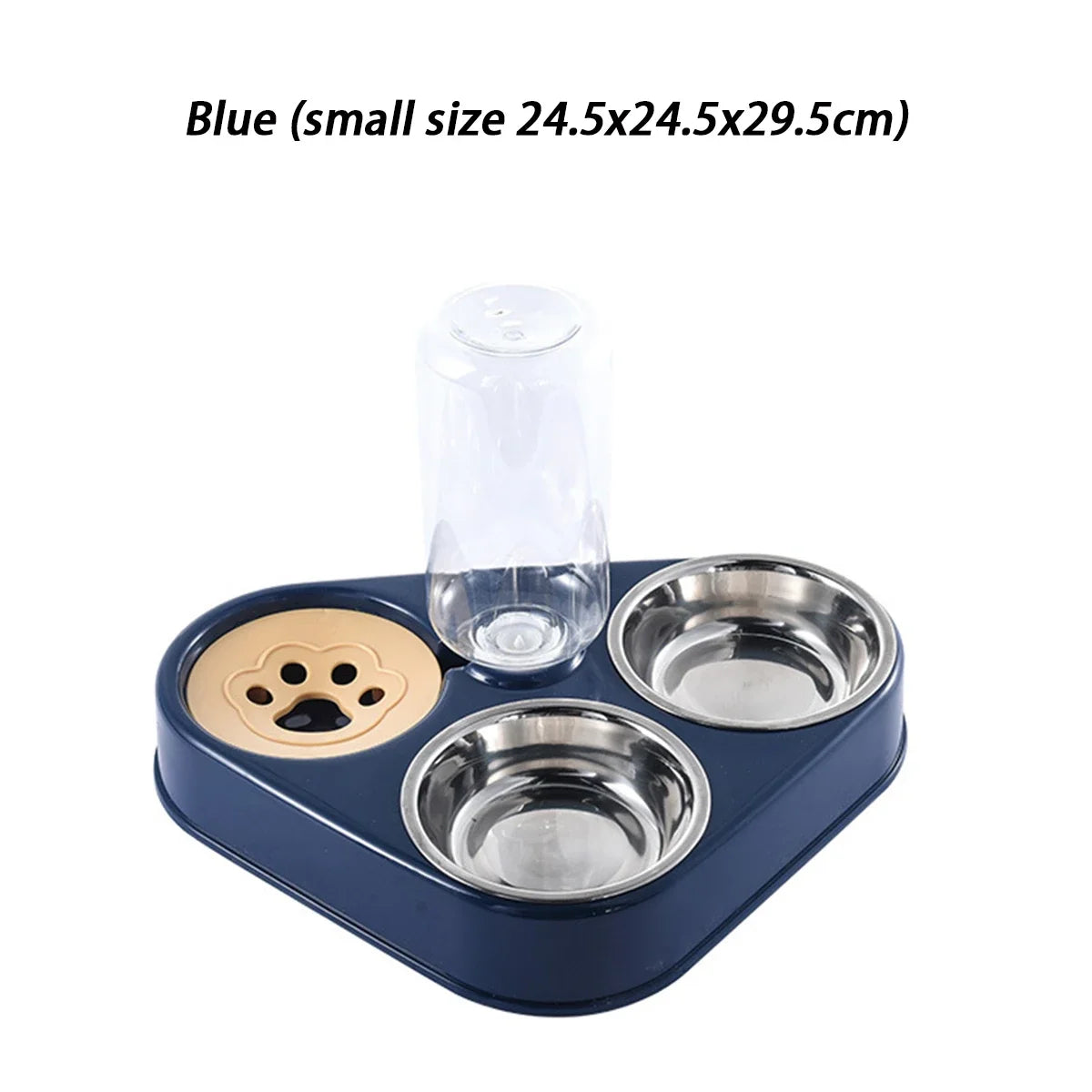 Non-Slip Stainless Steel Dog & Cat Food Bowl