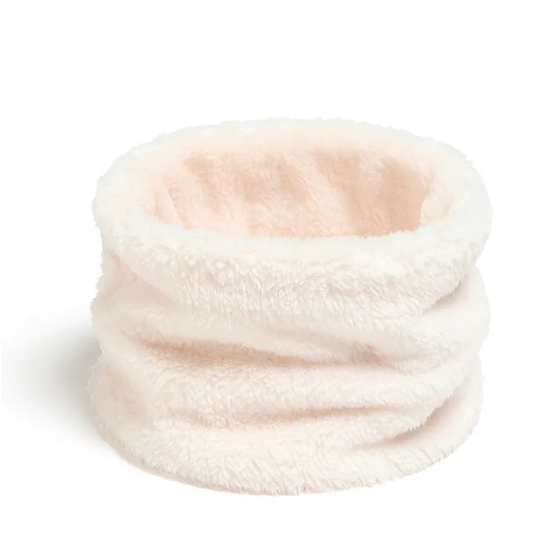 Winter Plush Ring Scarf — Warm Neck Warmer Unisex