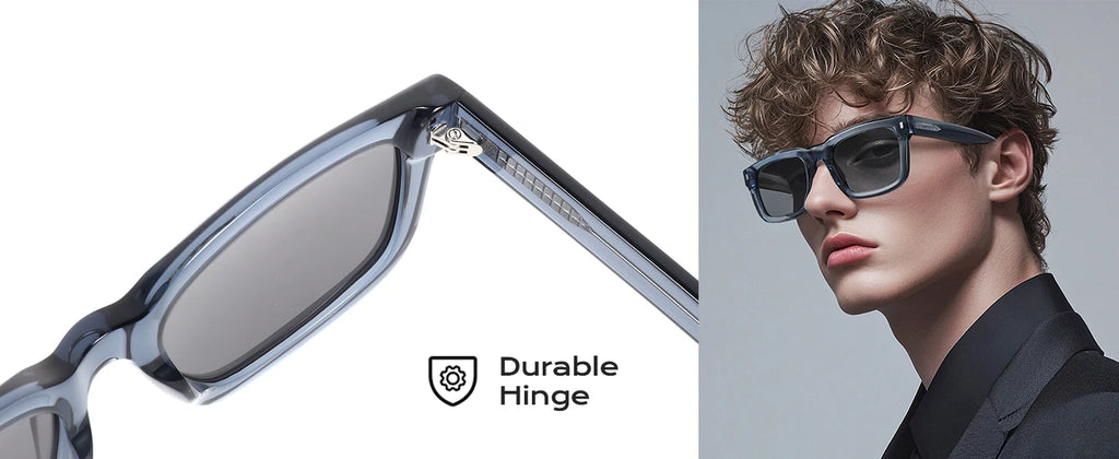 ZENOTTIC Handmade Acetate Square Polarized Sunglasses | Fashion Patchwork Shades ZS6240