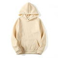 Unisex Oversized Pullover Hoodie Sweatshirt – Solid Color Casual Fleece for Men & Women