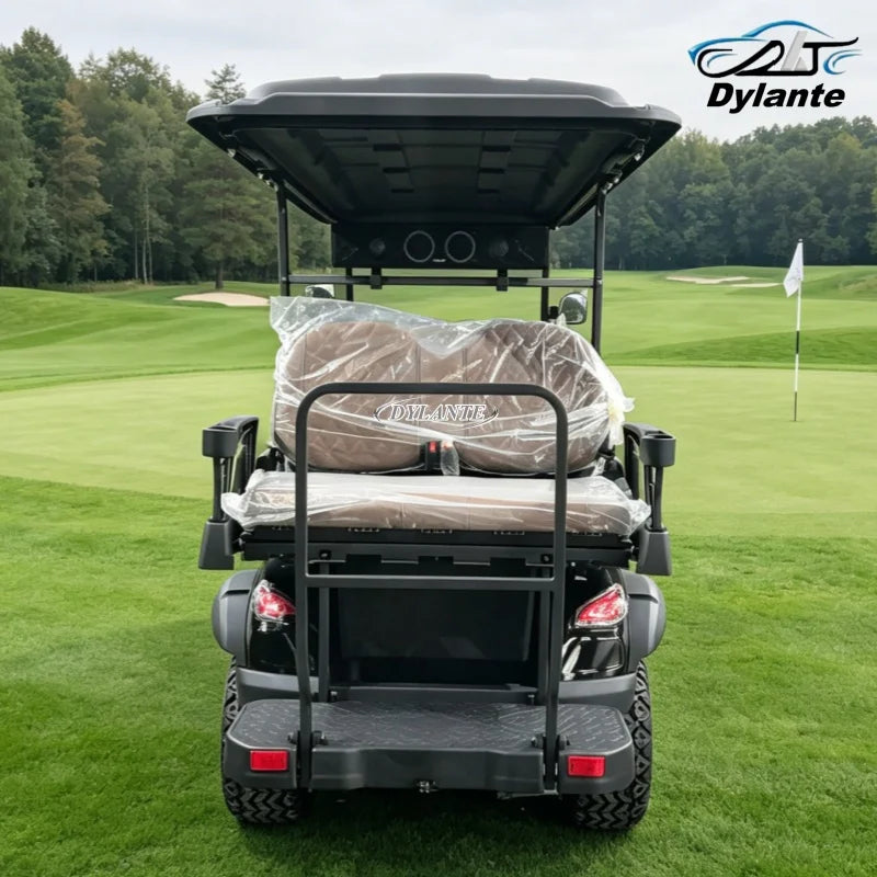 4-Wheel Drive Electric Golf Cart — 5000W Motor, 4-Seat Passenger UTV Electric Cart for Adults