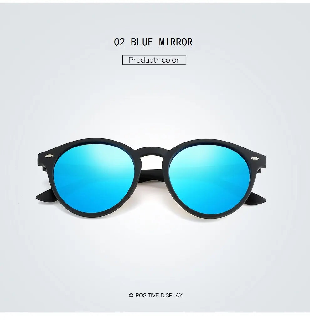 Fashion Round Vintage Sunglasses | Classic Circle Oval UV Protection for Men & Women