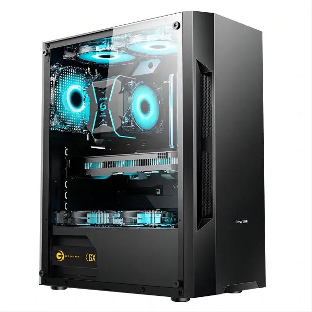 Aotesier Gaming Desktop PC – Intel i7 Core, 8GB/16GB RAM, 256GB SSD, Tempered Glass, Win10