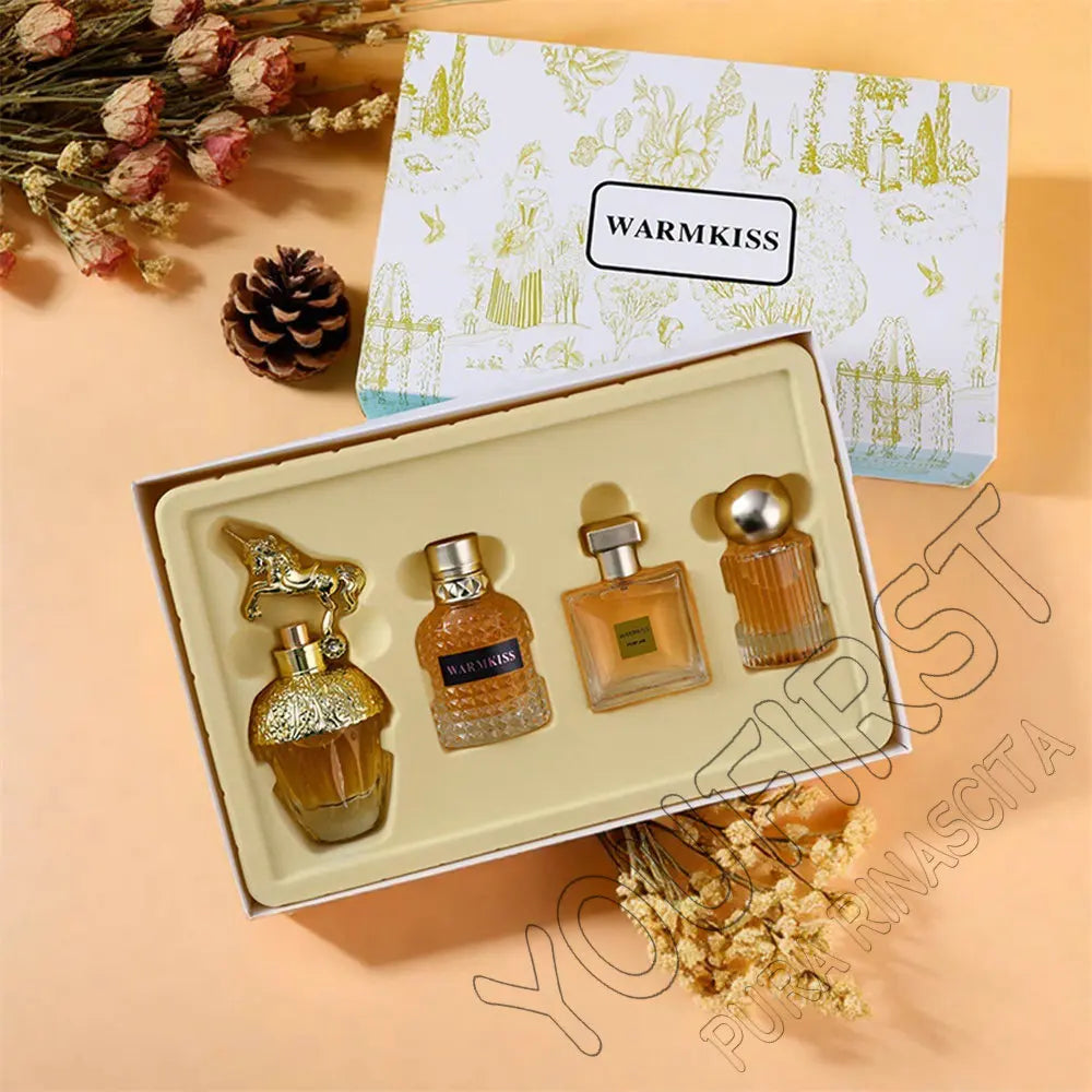 Women's 4-Piece Floral Fruity Perfume Gift Set 135ml