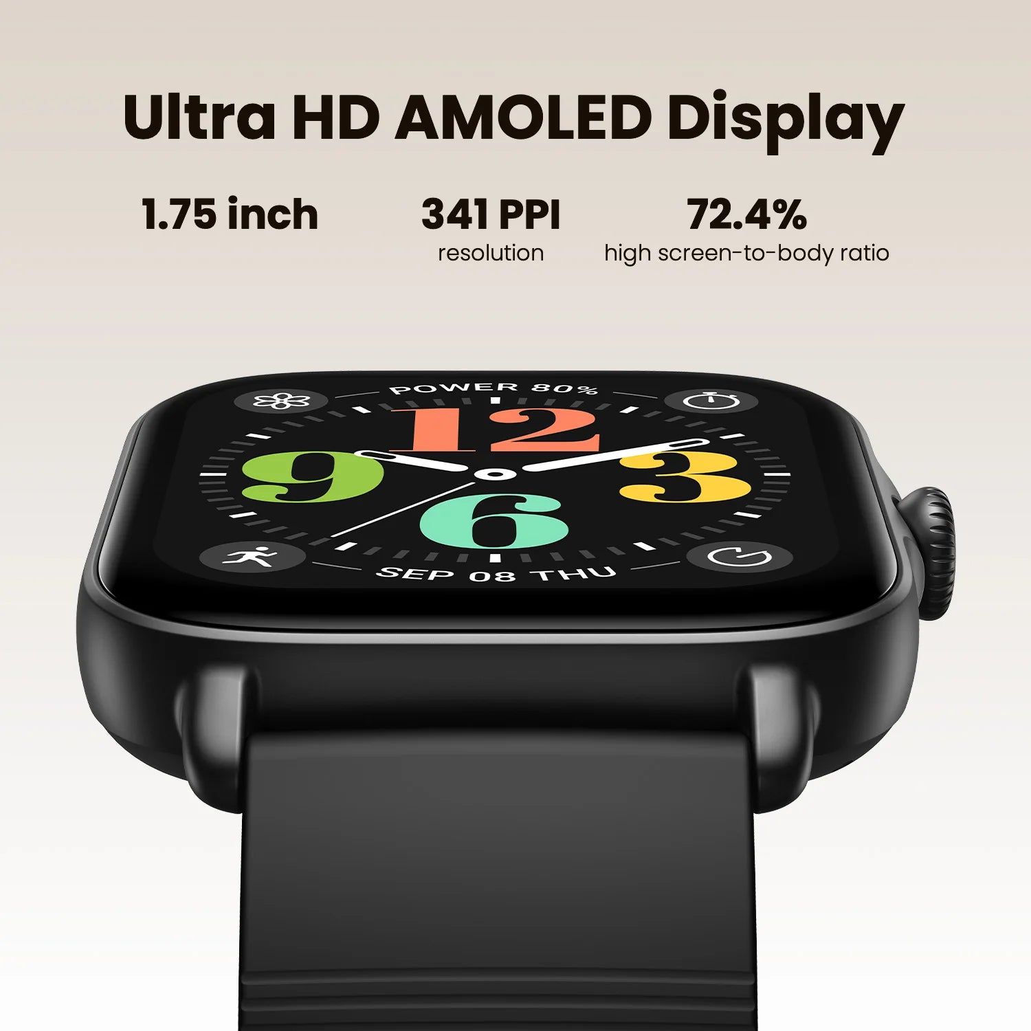 Amazfit GTS 4 Mini Smartwatch – Alexa Built-In 24H Heart Rate Monitor 150 Sports Modes