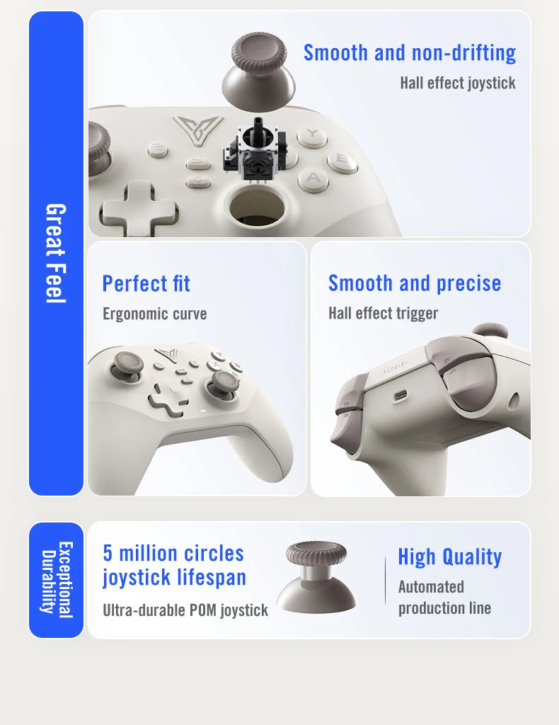 Flydigi Vader 4 Pro Wireless Gaming Controller — Hall Effect, Multi-Platform & Back Buttons