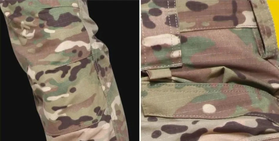 Men's Tactical Camo Combat 2-Piece Set – Waterproof Quick-Dry Hunting Training Suit