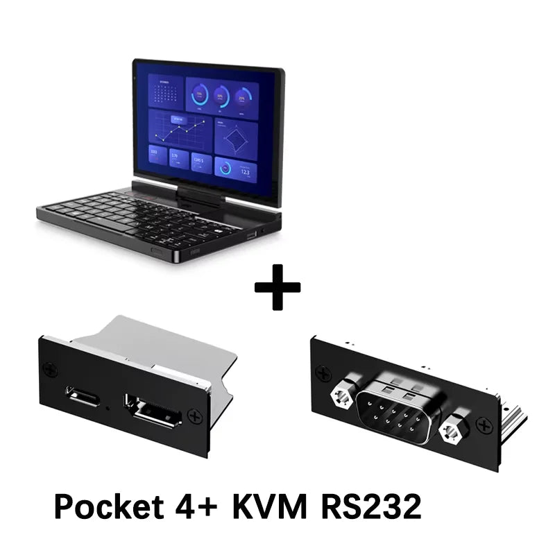 GPD Pocket 4 8.8" Mini Laptop – AMD Ryzen AI 9 HX 370, Up to 64GB LPDDR5X, 2TB NVMe, 144Hz Touch, Windows 11