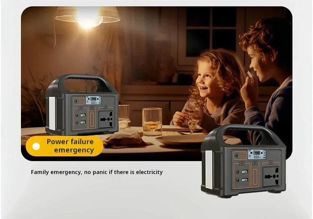 300W Portable Power Station, 230Wh LiFePO4, 220V