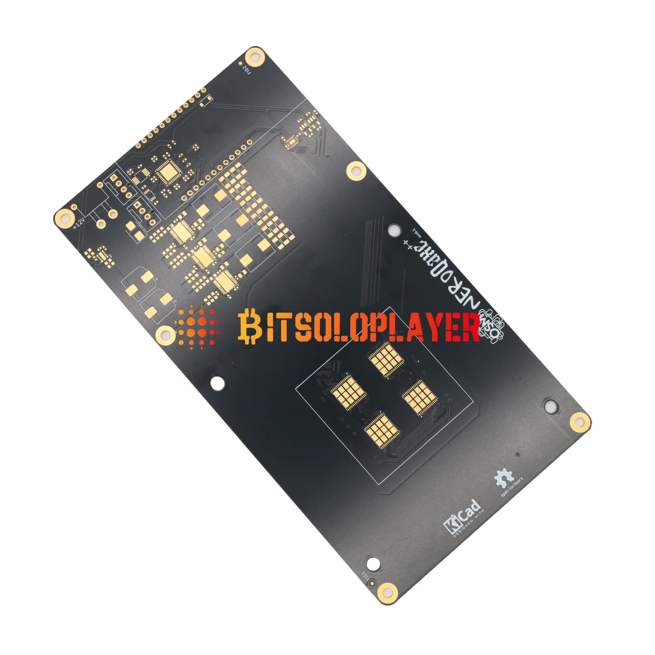 Open Source PCB Board for NerdQaxe++ Rev6.1 Bitcoin Miner – BM1370 ASIC Replacement Board