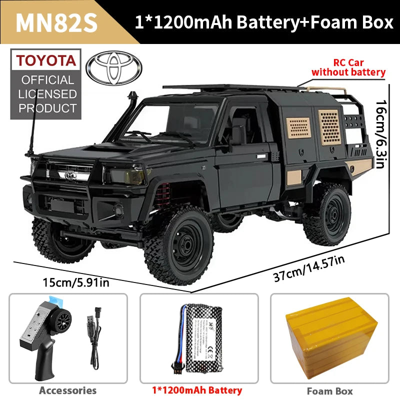 MN82 / MN82S / LC79 1:12 Scale 4WD RC Pickup Truck – Remote Control Off-Road Crawler for Kids