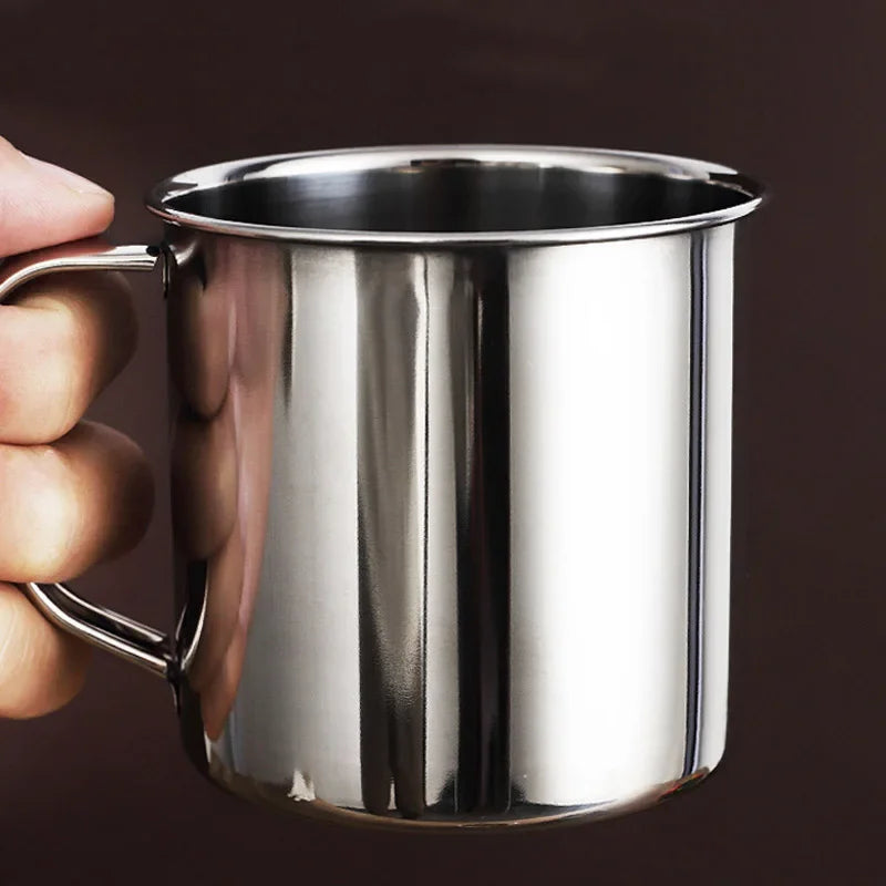 304 Stainless Steel Portable Coffee Mug – Compact Camping & Travel Cup, 50–400ml