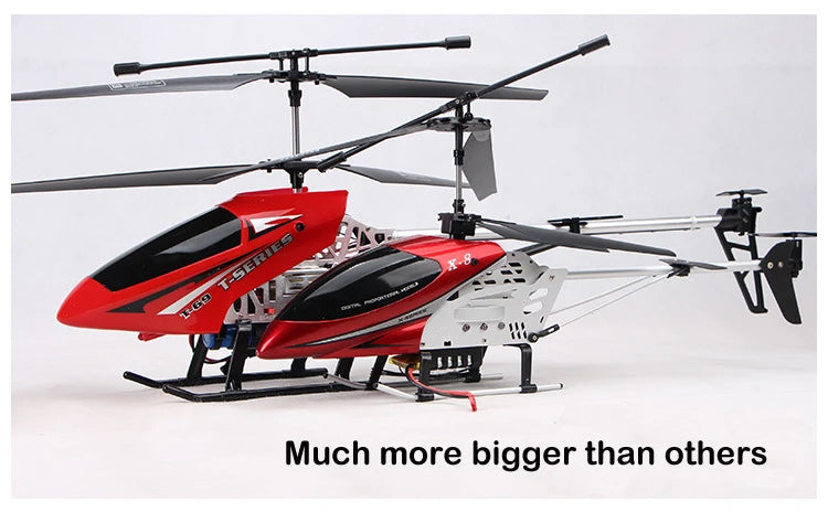 80cm Large 3.5CH RC Helicopter – Extra Durable Remote Control Aircraft for Kids & Outdoor Use