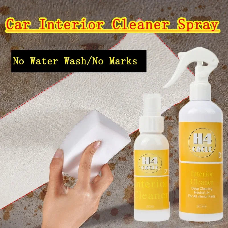 Multifunctional Car Interior Foam Cleaner Spray – Waterless Upholstery & Seat Degreaser, 100ml or 300ml