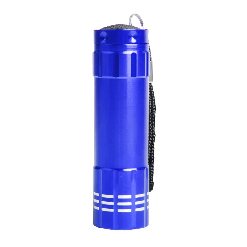 UV Blacklight Flashlight | 9/12 LED 395nm, Pet Urine & Stain Detector, Waterproof Aluminum, Batteries Not Included