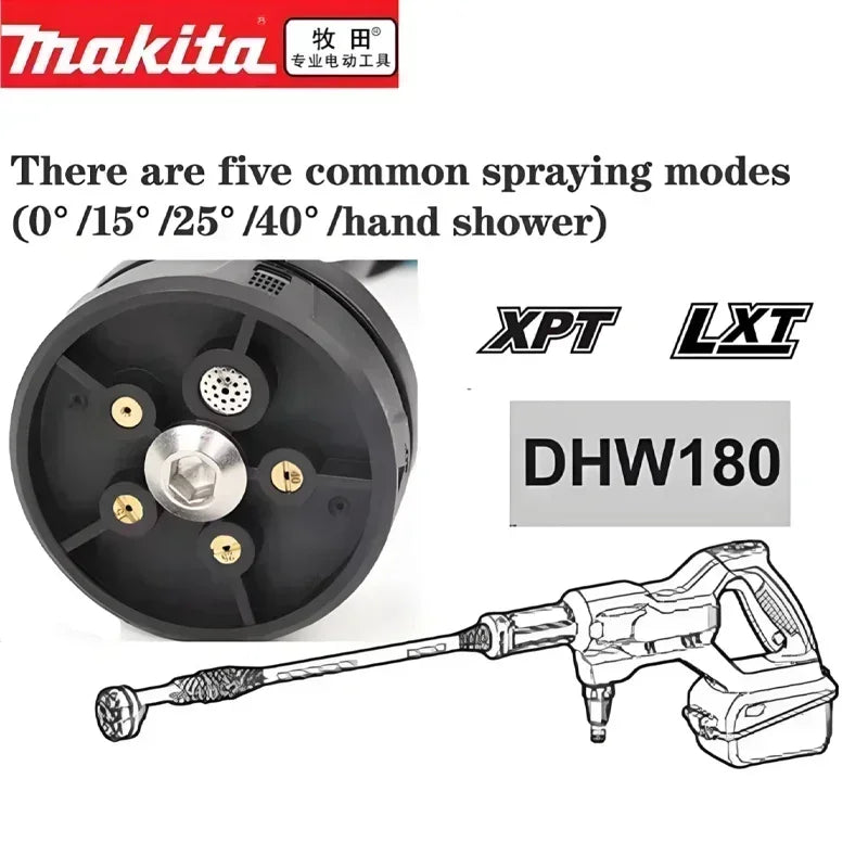 Cordless Pressure Washer – Makita 18V LXT Compatible