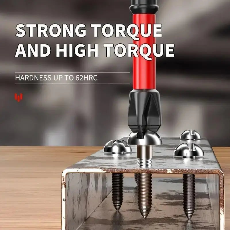 Never Lose a Bit. — Magnetic Non-Slip S2 Steel Drill Bit Set | 3, 6 & 12 Pieces, Crosshead & Impact Bits, Electric & Hand Drivers