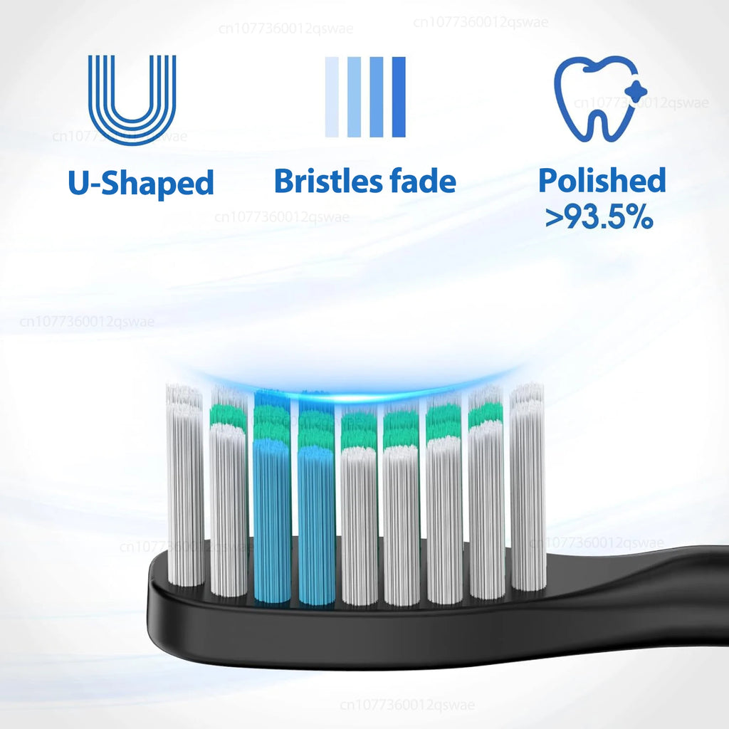 Sonic Electric Toothbrush – 40K VPM, 6 Modes, 8 Brush Heads, Smart Timer, Type-C Rechargeable