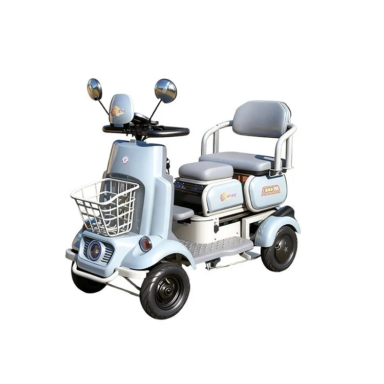 4-Wheel Mobility Scooter for Seniors, 650W Power Assist