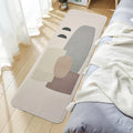 Cartoon Plush Bedside Floor Mat – Non-Slip Long Strip Rug for Bedroom, Sofa & Coffee Table