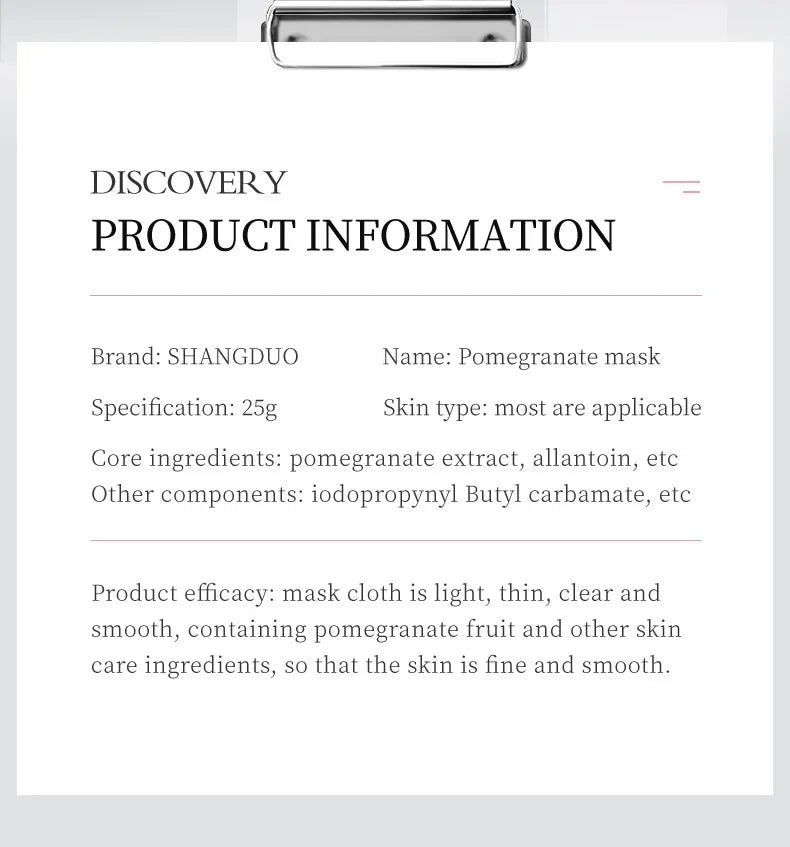 Natural Plant Face Masks — Moisturizing & Firming (8-Pack)