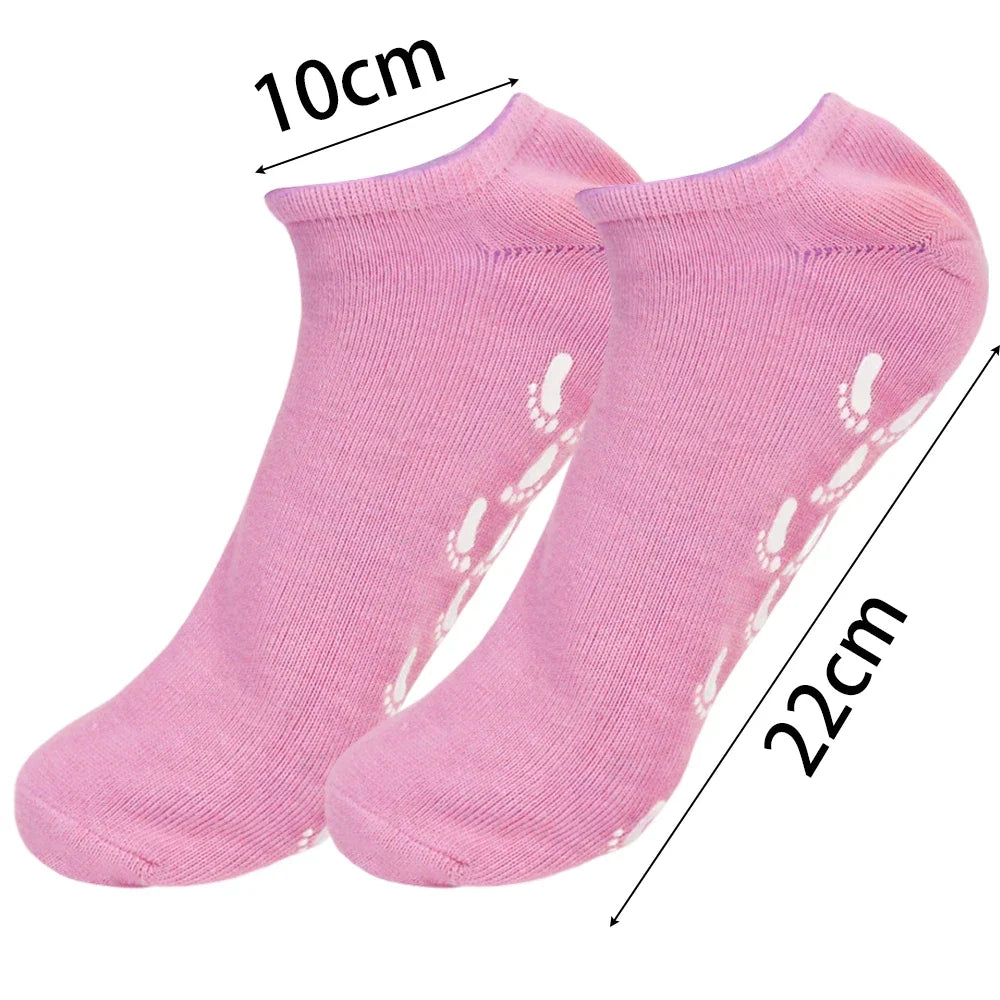Silicone Moisturizing Hand & Foot Mask Socks – Reusable Exfoliating Gloves