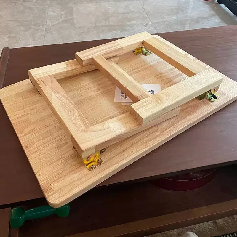 Foldable Japanese Bay Window & Balcony Wooden Desk
