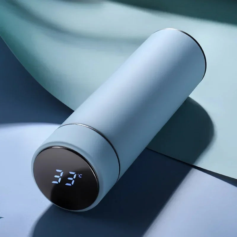 Trebalena 500ml Temperature Display Vacuum Thermos Bottle – 304 Medical-Grade SS, 24Hr Hot & Cold, Touch Temp Lid, 8 Colors