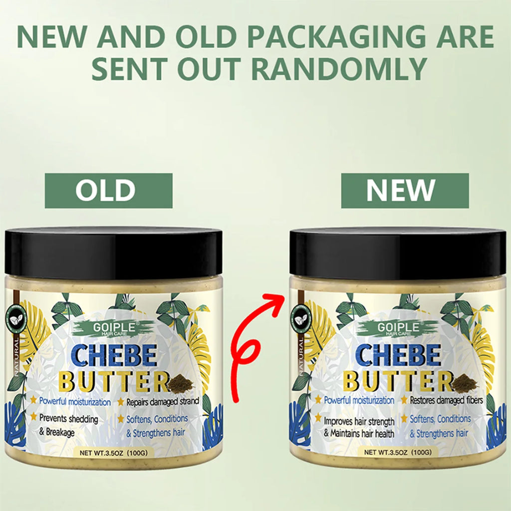 GOIPLE Chebe Hair Care Products Deep Nourish & Moisturize Conditioner Smoothing Anti-loss Breakage Hair Oil or Butter or Powder