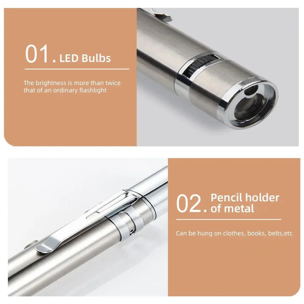 3-in-1 USB Rechargeable Pointer – Infrared, UV Detector & LED Flashlight