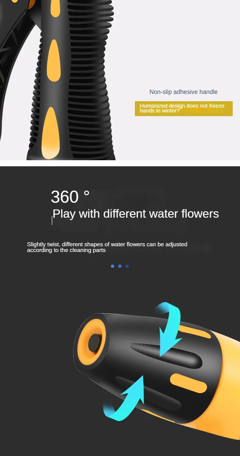 Telescopic High-Pressure Extension Hose Car Washing Tool Set – 10m or 20m for Pressure Cleaners