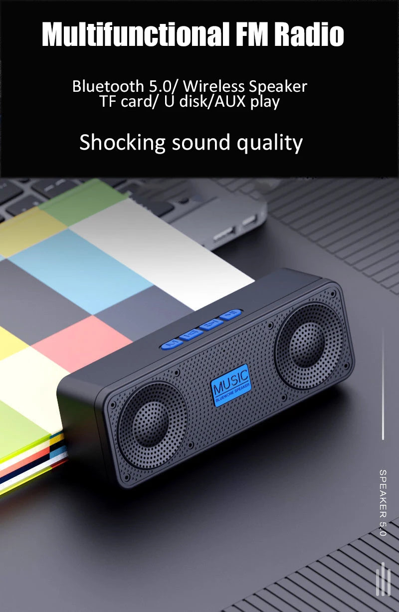 S18 Wireless Bluetooth Outdoor Speaker with FM Radio