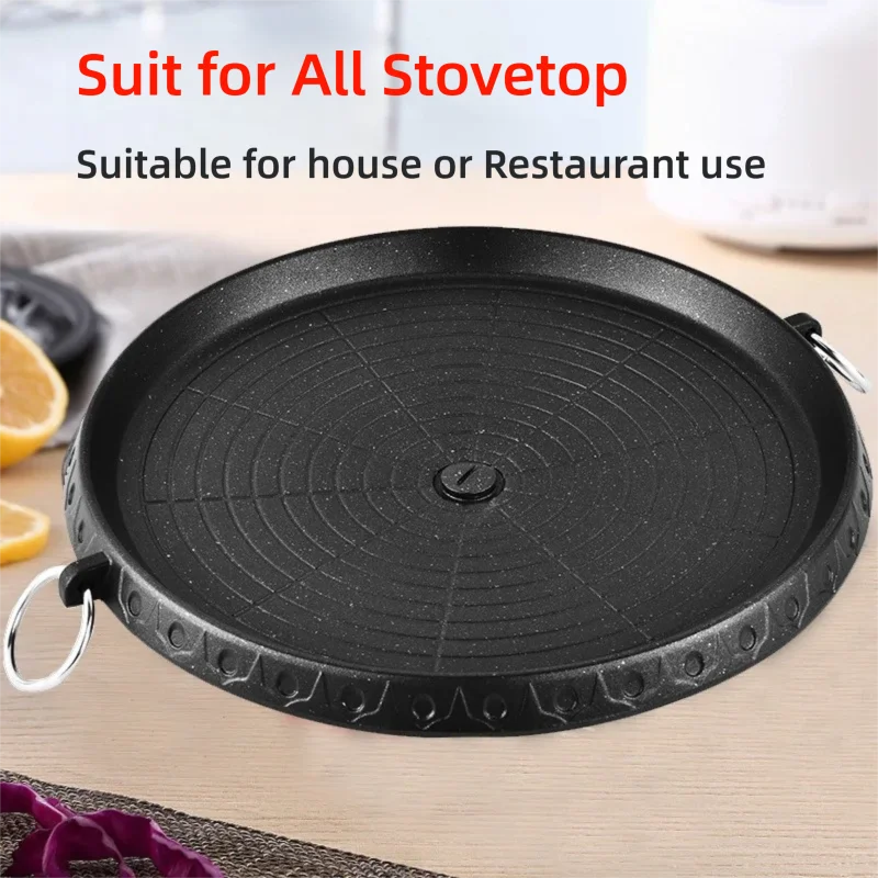 Korean Grill Pan – Non-Stick Square & Round Options