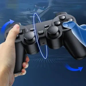 2.4G Wireless PS2 Gamepad – Dual Vibration Joystick Controller for PC & USB