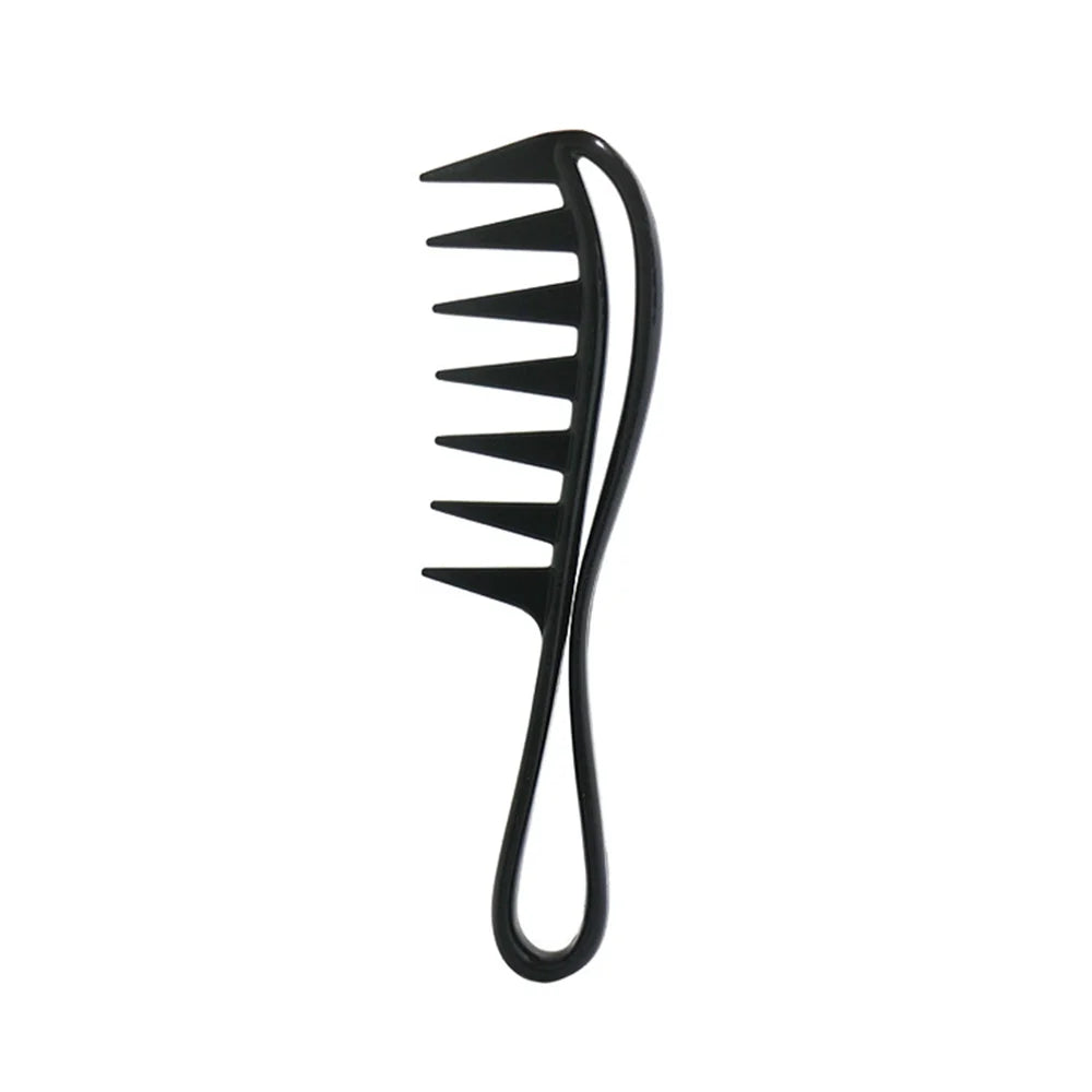 Wide Tooth Retro Oil Head Comb – Antistatic Detangling Comb for Curly & Straight Hair