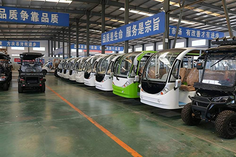 Electric Golf Cart — 6 Seater 4-Wheel Drive Luxury Model, 48V, 30–50 km/h, 70–90km Range